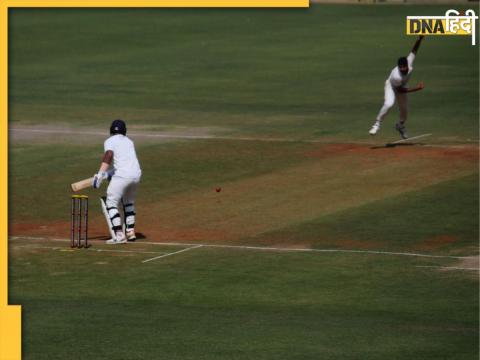 hanuma vihari left handed batting in andhra vs madhya pradesh ranji trophy match after wrist fracture