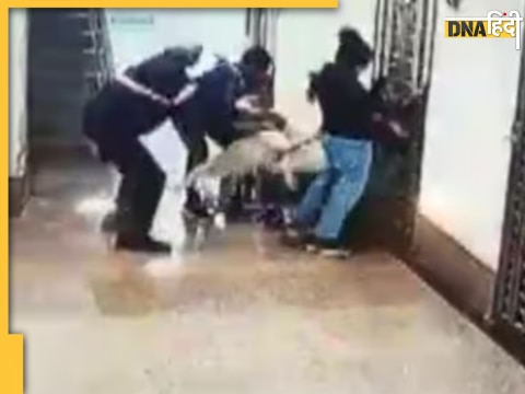 gurugram society dog attack in lift lobby cctv footage police arrested one man