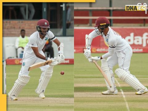 zim vs wi day 2 stumps zimbabwe vs west-indies 1st test scorecard day 2 highlights tagenarine chanderpaul krai