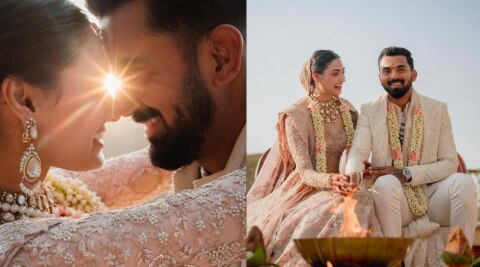 Athiya Shetty and KL Rahul 