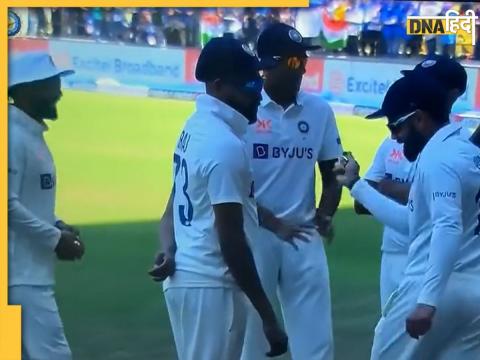 virat kohli and ravindra jadeja hook steps on shah rukh khans jhoome jo pathaan  in india vs australia video 