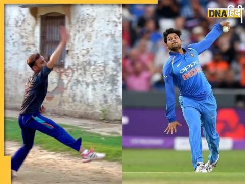 kuldeep yadav fan ubaid khans bowling action matches with indian leg spinner ind vs aus bgt 2023