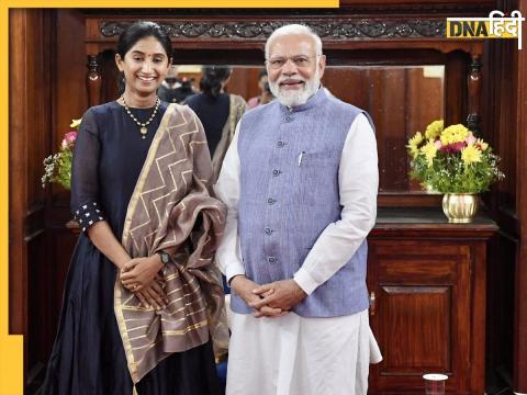 shraddha jain meet pm narendra modi