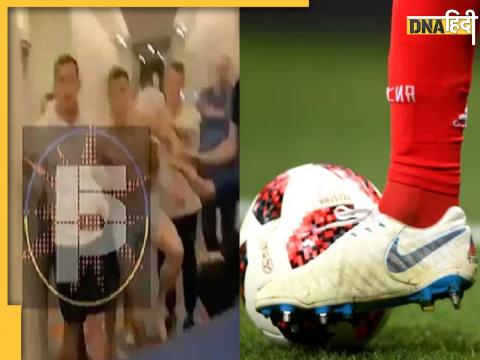 Russia Ukraine Football Players Fight Video