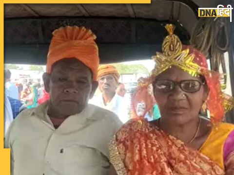 madhya pradesh satna 75 year groom married 65 year bride cm kanya vivah yojana