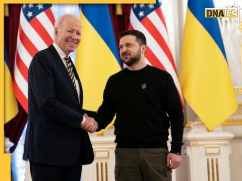 Joe Biden meet Volodymyr Zelenskyy