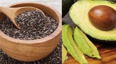 चिया सीड्स और अवोकेडो (Chia Seeds Or Avocado)