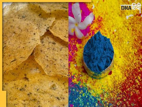 Holi Potato Papad Recipe 