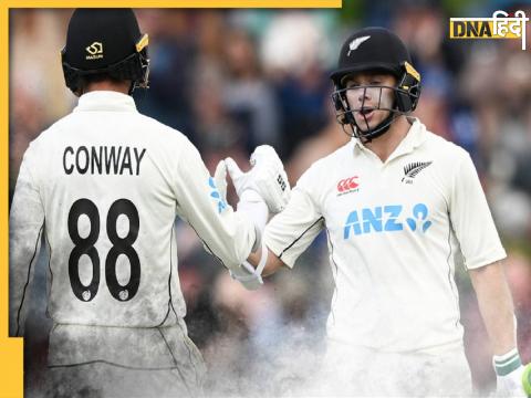 Tom Latham Devon Conway Partnership nz vs eng Test