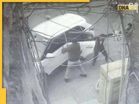 प्रयागराज हत्याकांड का CCTV फुटेज वायरल. 