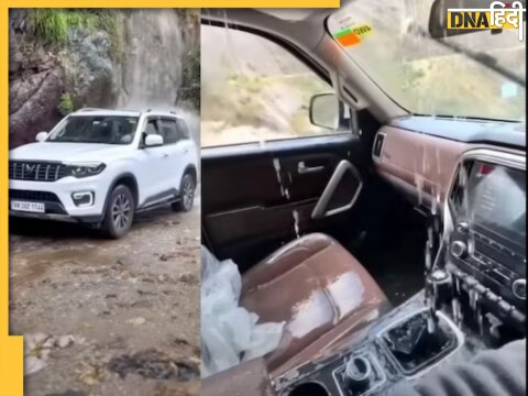 Mahindra Scorpio N Sunroof leakage Viral Video