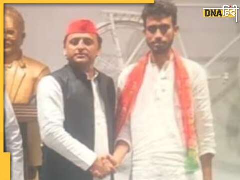 umesh pal murder case akhilesh yadav photo with mastermind sadaqat khan viral ateeq ahmad gang