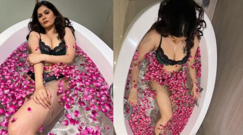 Abha Paul Bathtub Hot Photo Shoot