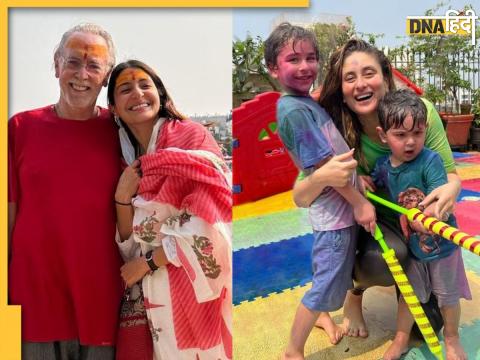 Anushka Sharma, Kareena Kapoor Holi Celebration