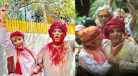 Javed Akhtar and Shabana Azmi Holi Party