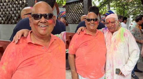 Satish Kaushik At Javed Akhtar Holi Party