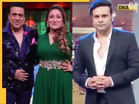 Govinda, wife Sunita and Krushna Abhishek