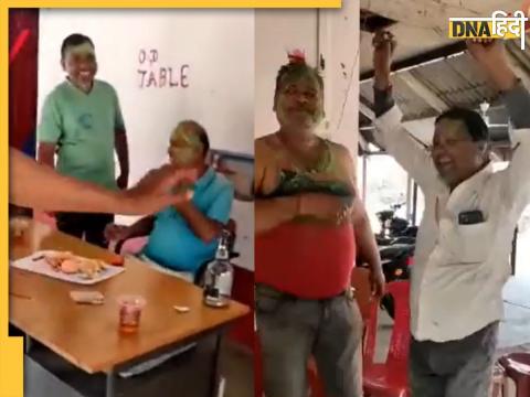 jharkhand godda police station holi liquor party 5 policemen suspended after viral video 