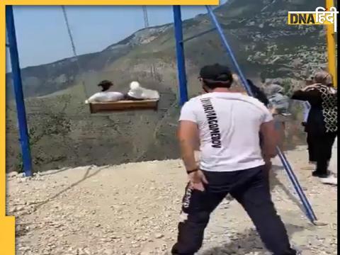 Cliff swing gone wrong watch video