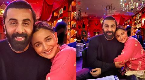 Alia Bhatt Ranbir Kapoor Cute Photo