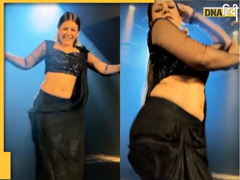 gori nagori rajasthani shakira sensational hot dance black saree video viral 