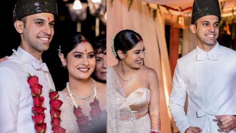 Krishna Mukherjee and Chirag Batliwalla wedding photos