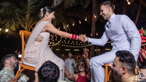 Newlywed Krishna Mukherjee & Chirag Batliwalla