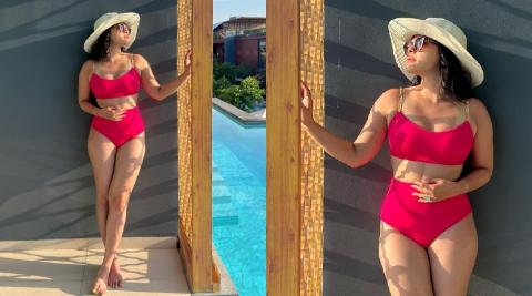 Sumona Chakravarti Bikini Photos