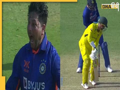 Kuldeep Yadav Alex Carey Wicket Ind Vs Aus 3rd ODI