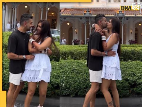 Dalljiet Kaur Liplock With Husband