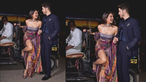 Priyanka Chopra posed with Nick Jonas 