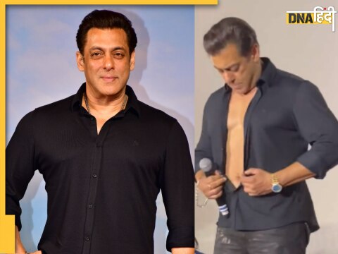 Salman Khan unbuttons shirt on stage