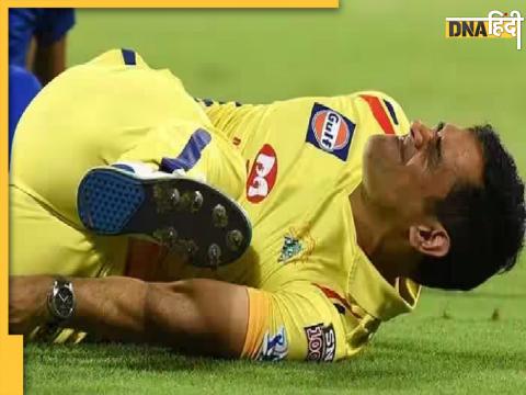 MS Dhoni Injured