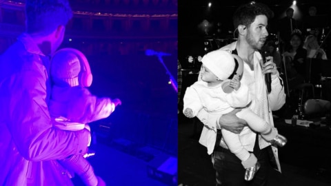 Nick Jonas daughter Malti joins him on stage