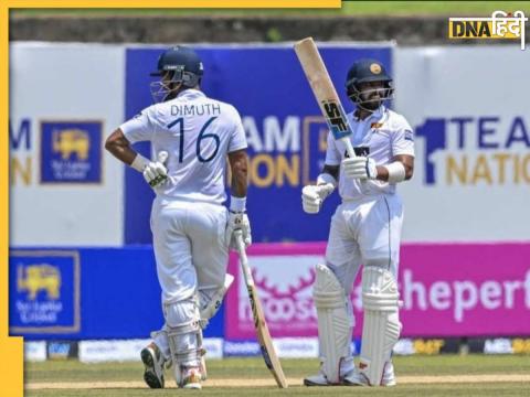 sl vs ire 1st test kusal mendis dimuth karunaratne partnership in galle sri lanka vs ireland