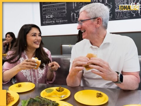 Madhuri dixit with Tim Cook