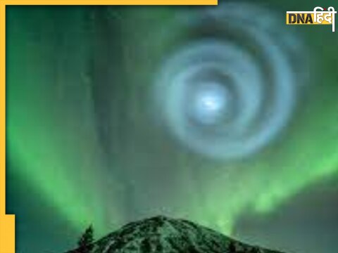 america alaska night odd spiral appear northern green light photos viral social media