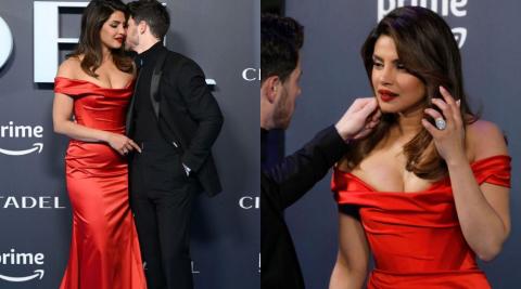 Priyanka Chopra, Nick Jonas Kiss In Front On Paparazzi