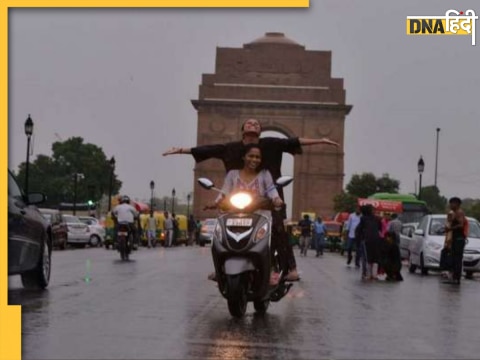 Delhi rain brings heatwave temperature down in Noida gurugram