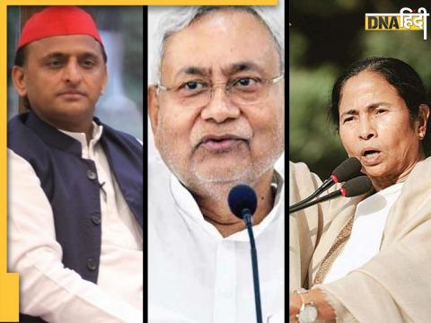 Akhilesh Yadav, Mamata Banerjee and Nitish Kumar