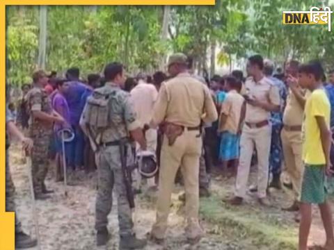 West Bengal के कालियागंज में पुलिस और भीड़ के बीच संघर्ष में थाने में आग लगा दी गई है.