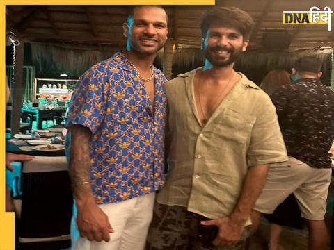 Shikhar Dhawan Meets Shahid Kapoor 