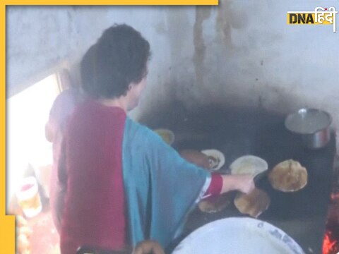 karnataka election 2023 priyanka gandhi vadra cooking dosa mysore restaurant champaign watch viral video