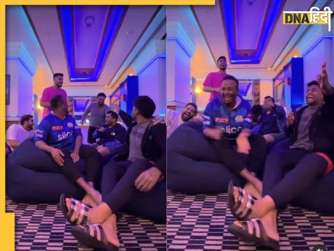 ipl 2023 rohit sharma suryakumar yadav singing video goes viral before mi vs lsg eliminator  