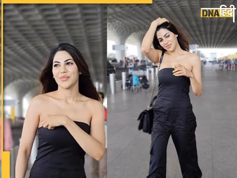 Nikki Tamboli Airport Video Viral