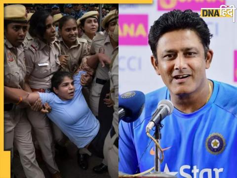 wrestler protest anil kumble reaction on action against protesting wrestlers at jantar mantar