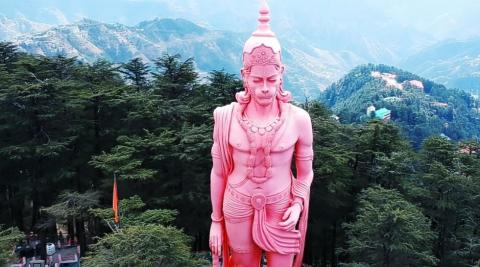 Jakhu Hanuman Statue