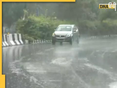 Delhi-NCR के कई इलाकों में झमाझम बारिश. (तस्वीर-ANI)