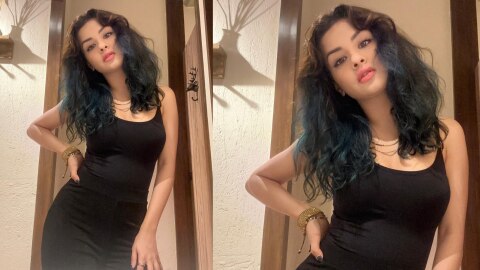 Avneet Kaur slays in black dress