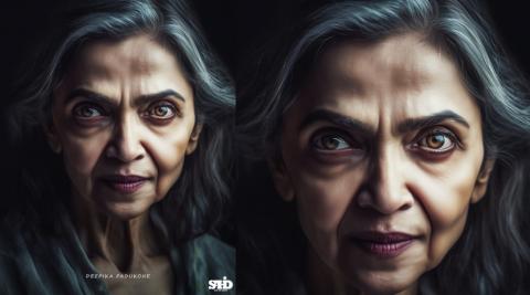 Deepika Padukone Old Age AI Generated Image